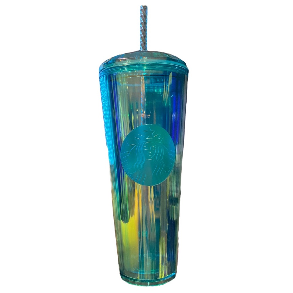 Starbucks 2021 Summer Aqua Dome Lid Venti Cold Cup